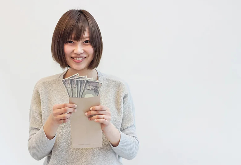 お仕事が終わったその日に報酬を貰える